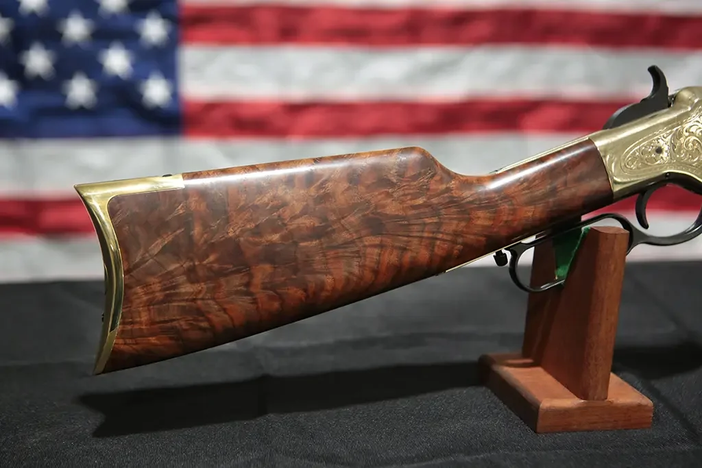 Each rifle features a hand-selected Exhibition Grade American Black Walnut stock